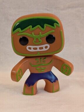 (2 For $10) Gingerbread Hulk #935 Funko Pop Figure, 2021